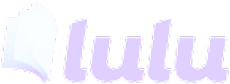 Lulu logo with open book icon
