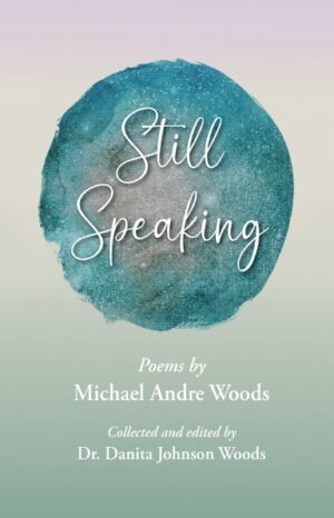 Still Speaking book cover teal watercolor circle