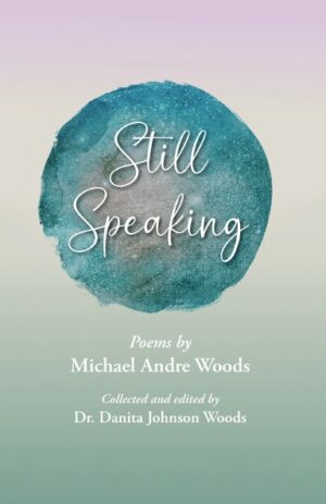 Still Speaking book cover with teal watercolor